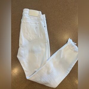 White, Hidden cropped jeans 28